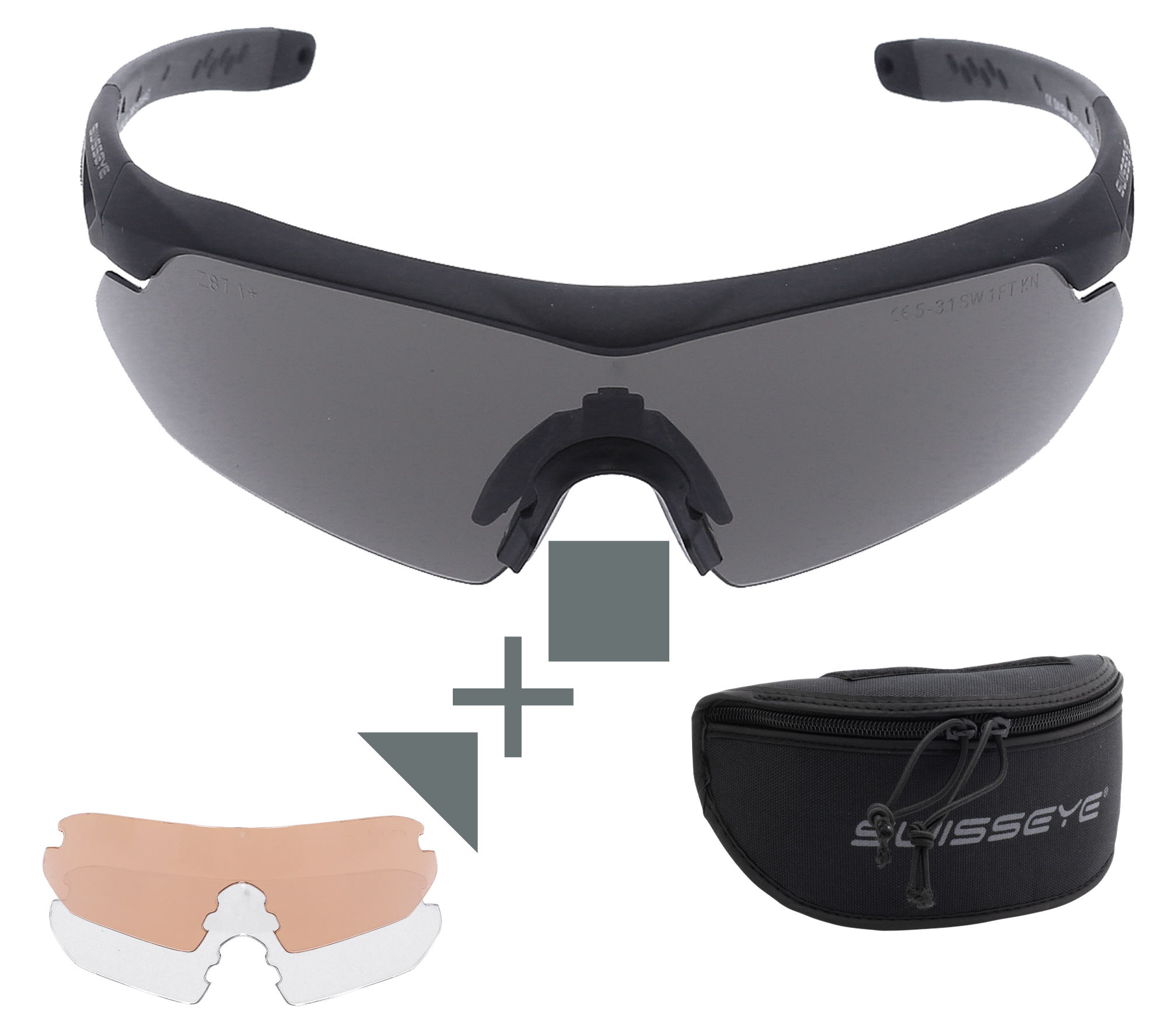 SwissEye Tactical Nighthawk Pro (Schutzbrille Set)